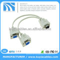 Männlich bis 2 weiblich vga dual monitor splitter y kabel